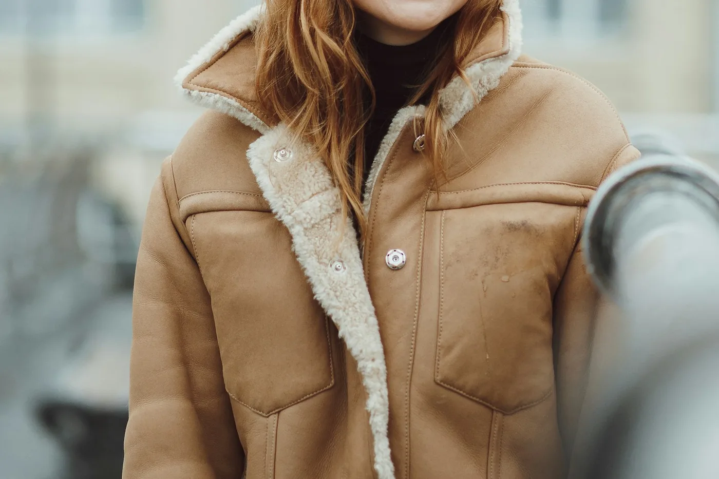 Iconic Shearling-Lined Leather Jacket