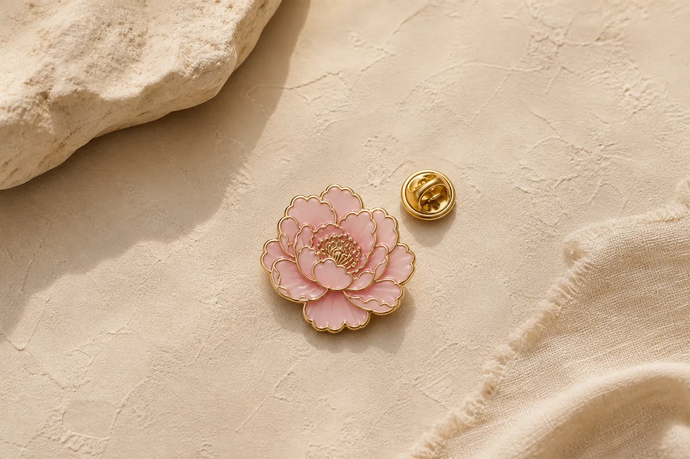 Iconic Enamel Flower Pin No.13