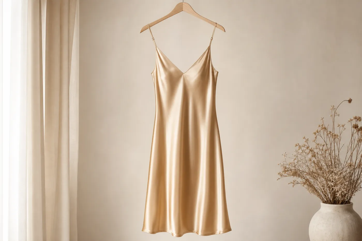 Midi Satin Dress Limited Edition
